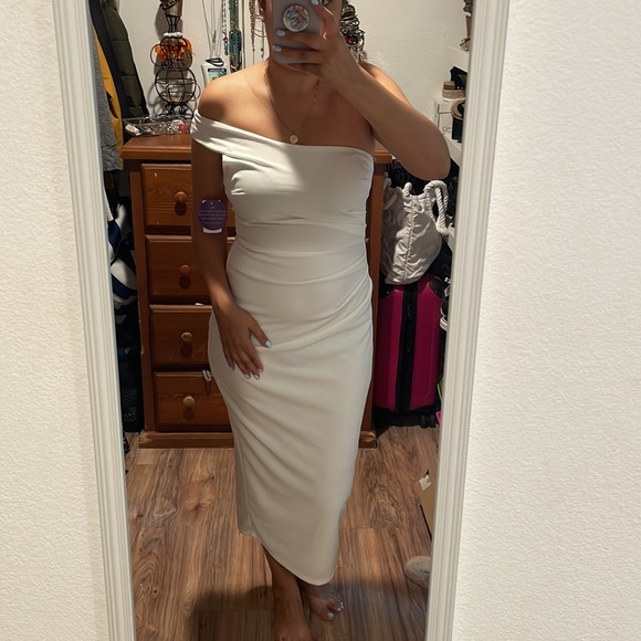 White NWT Windsor Dress - Picture 2 of 4